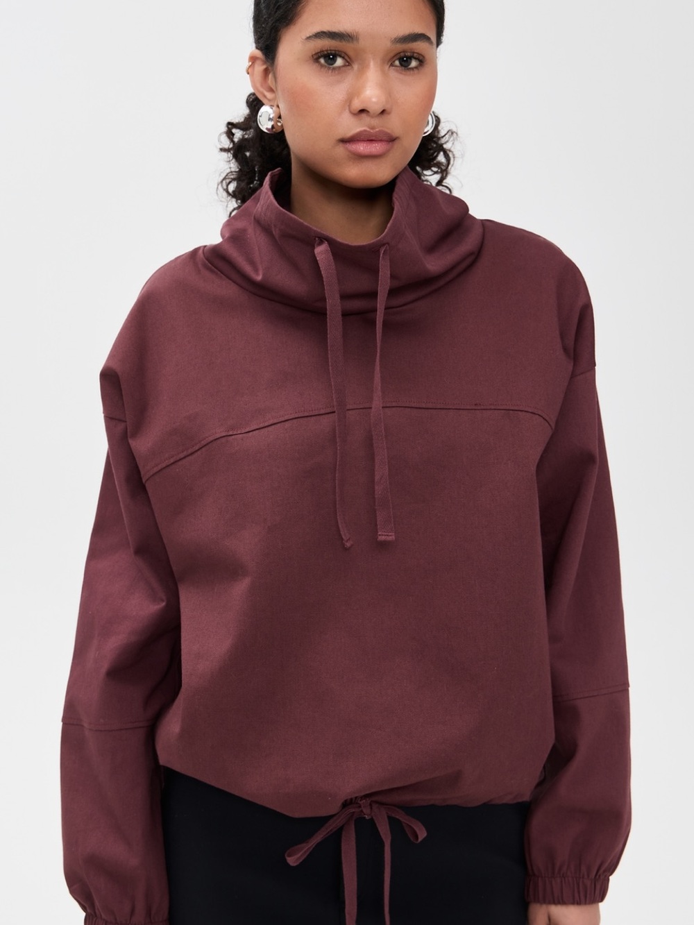 Le-Bop Carson Anorak in Burgundy